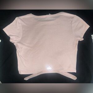 ALO Yoga Light Pink Tee